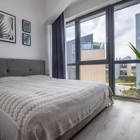 Live By The Sea-apartment With River-view Terrace At Gyvenu Prie Juros - Sventoji *