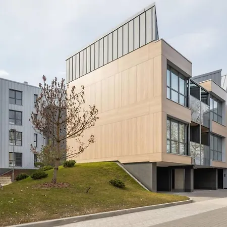 Live By The Sea-apartment With River-view Terrace At Gyvenu Prie Juros - Sventoji Apartment