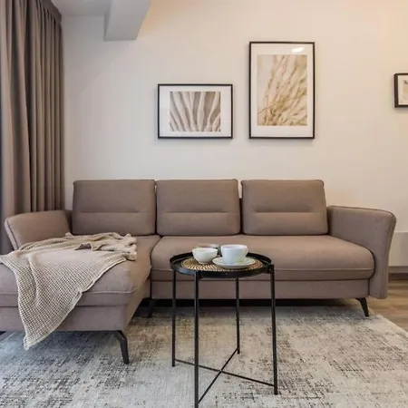 Live By The Sea-apartment With River-view Terrace At Gyvenu Prie Juros - Sventoji *