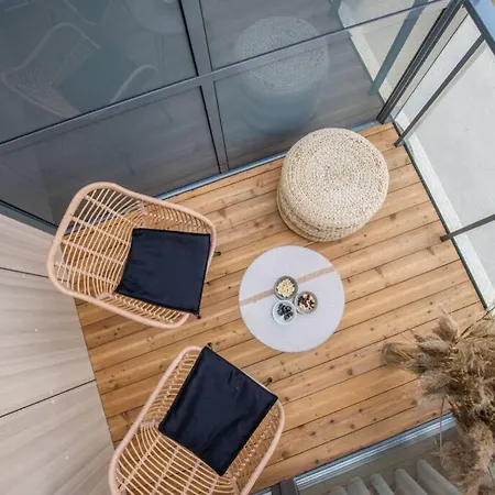 Live By The Sea-apartment With River-view Terrace At Gyvenu Prie Juros - Sventoji Паланга