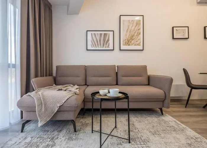 Live By The Sea-apartment With River-view Terrace At Gyvenu Prie Juros - Sventoji *